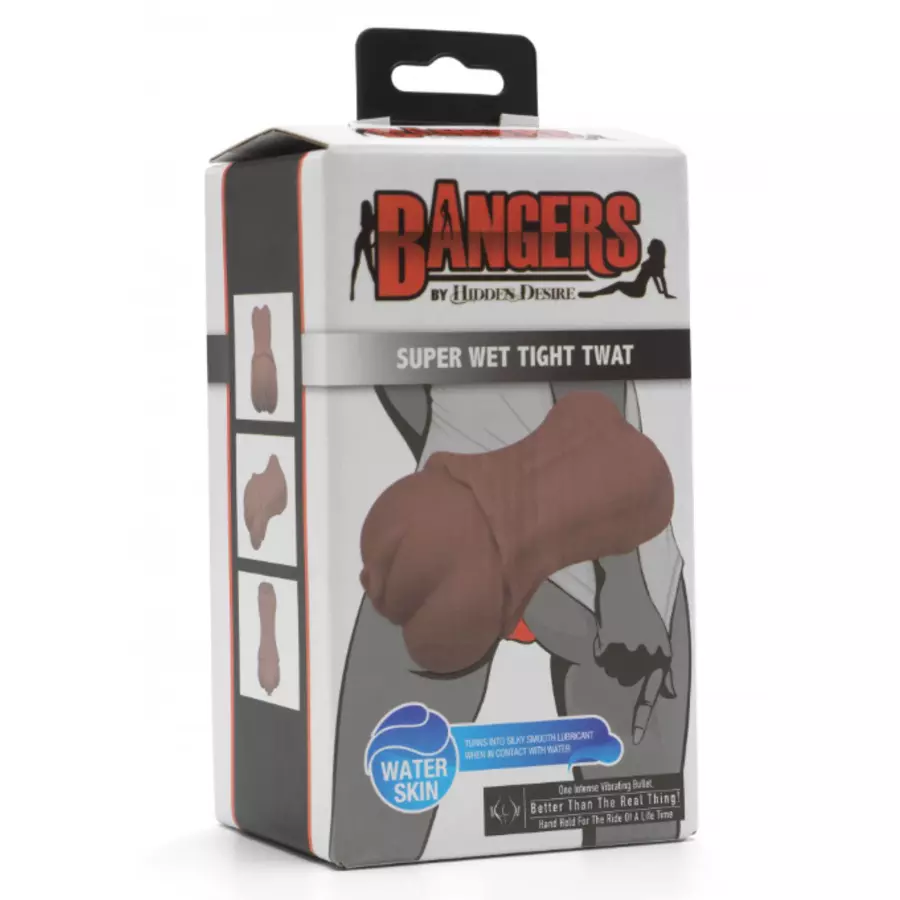 Hidden Desire - Bangers Super Wet Tight Twat Vibrating Masturbator Dark Skin Male Sextoys